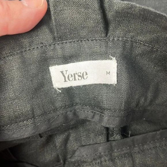 Yerse black linen shorts - Picture 7 of 12